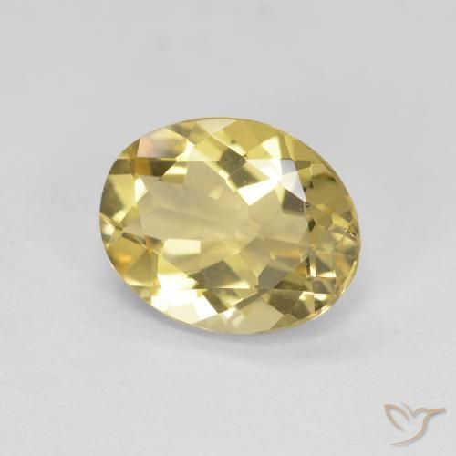 Berilo Dourado Luz amarela Natural 2.31ct, oval, VVS