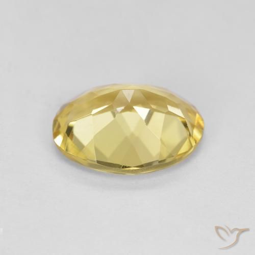 Berilo Dourado Luz amarela Natural 2.31ct, oval, VVS