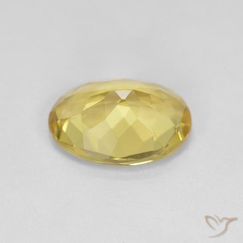 Berilo Dourado amarelo médio Natural 2.08ct, oval, VVS
