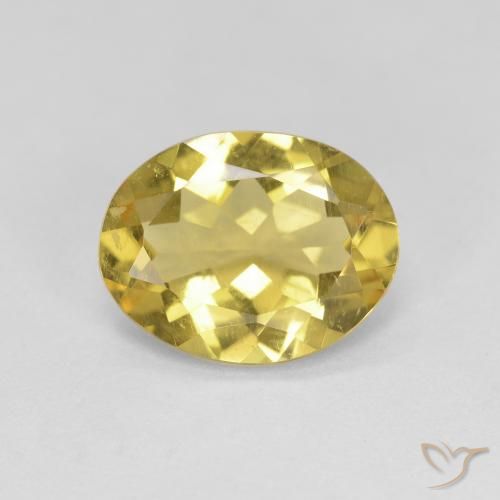 2.04ct Natural ouro amarelado Berilo Dourado, oval, VS