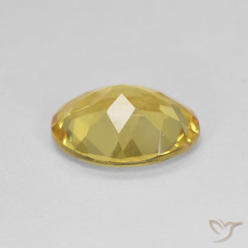 Berilo Dourado ouro amarelado Natural 2.04ct, oval, VS