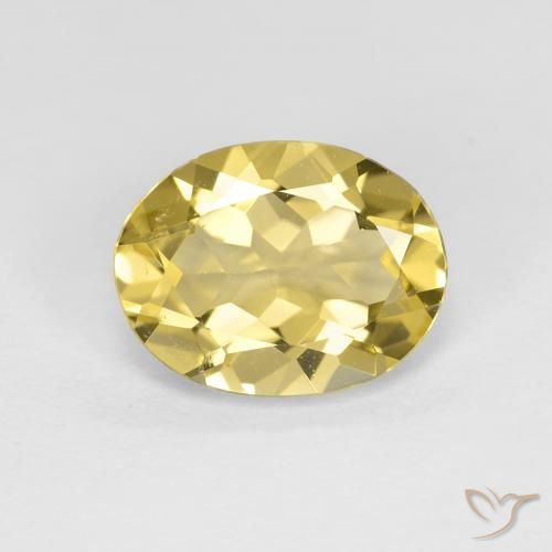 2.04ct Natural Amarelo Dourado Claro Berilo Dourado, oval, VVS-VS