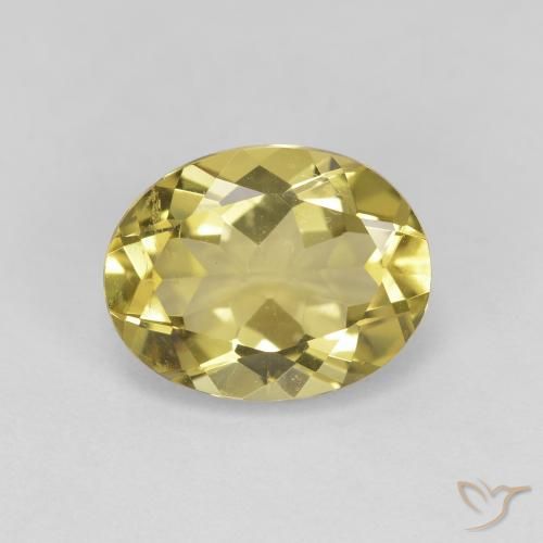 Berilo Dourado Amarelo escuro Natural 2.65ct, oval, VVS-VS