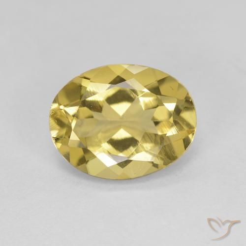 2.39ct Natural Luz amarela Berilo Dourado, oval, VS