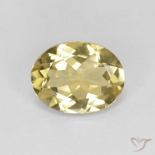 2.18ct Natural Luz Dourada Berilo Dourado, oval, VS