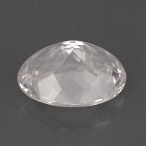 Goshenita branco natural 5,55ct, corte oval, VVS-VS