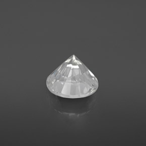 Goshenita branco natural 2,78ct, corte redondo, VVS-VS