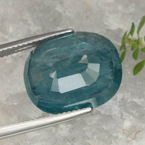 Grandidierita Médio Azul Verde Natural 13.98ct, oval, SI