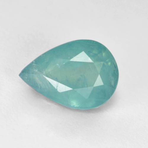 Grandidierita Turquesa Natural 1.32ct, Formato de pêra, SI