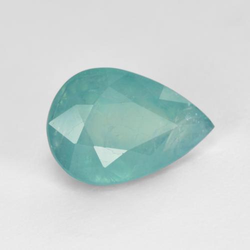 Grandidierita Turquesa Natural 1.32ct, Formato de pêra, SI