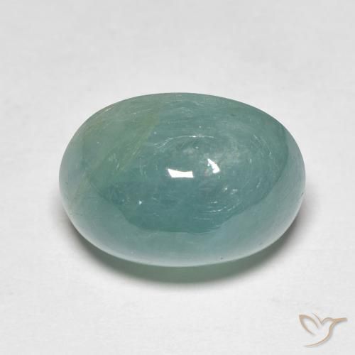 9.75ct Natural Azul-esverdeado Grandidierita, oval, Translúcido