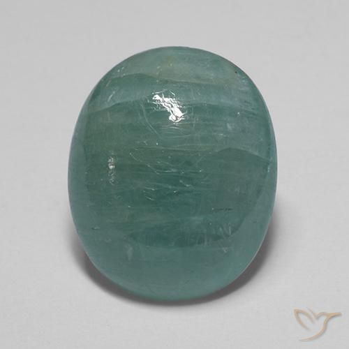 11.77ct Natural Turquesa Grandidierita, oval, Translúcido