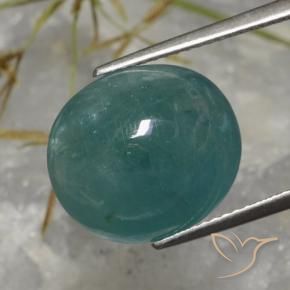 Grandidierita Turquesa Profundo Natural 11.72ct, oval, Translúcido