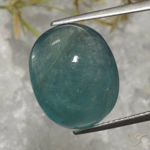 14.09ct Natural Azul Verde Médio-escuro Grandidierita, oval, Translúcido