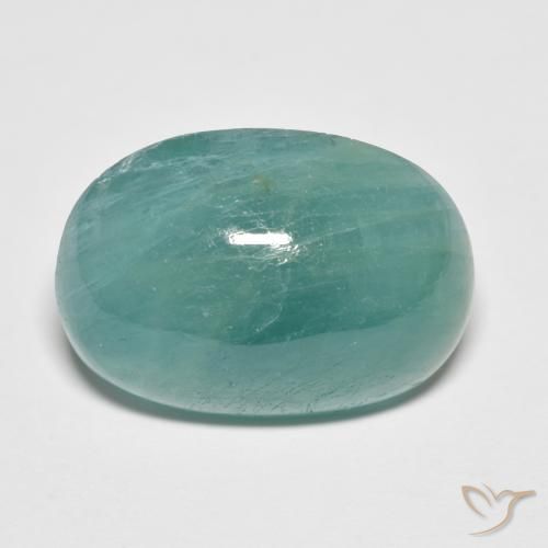 10.79ct Natural Azul-esverdeado Grandidierita, oval, Translúcido