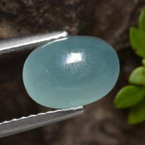 Grandidierita Verde azulado Natural 2.42ct, oval, Translúcido