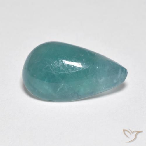 Grandidierita Turquesa Natural 2.43ct, Formato de pêra, Translúcido