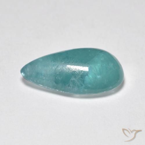 Grandidierita Turquesa Natural 2.43ct, Formato de pêra, Translúcido