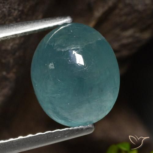 3.09ct Natural Azul verde Grandidierita, oval, Translúcido