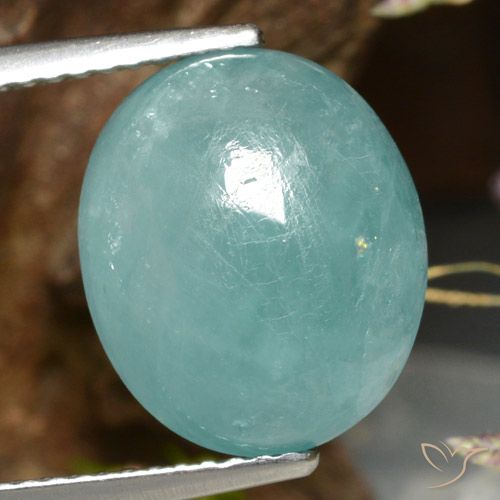 7.32ct Natural Azul verde Grandidierita, oval, Translúcido