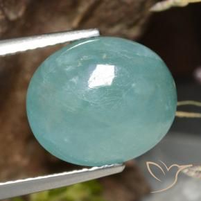 Grandidierita Azul verde Natural 7.32ct, oval, Translúcido