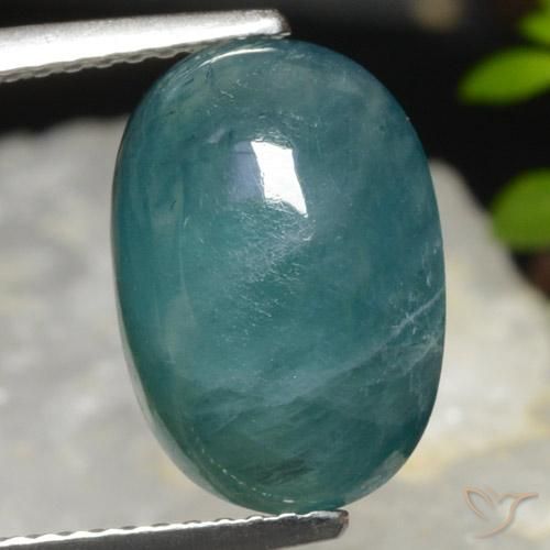 5.05ct Natural Azul verde Grandidierita, oval, Translúcido