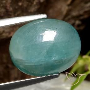 Grandidierita Azul verde Natural 4.11ct, oval, Translúcido