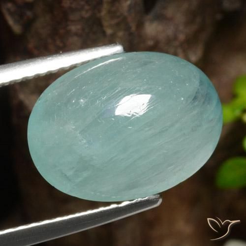 Grandidierita Azul verde Natural 5.25ct, oval, Translúcido