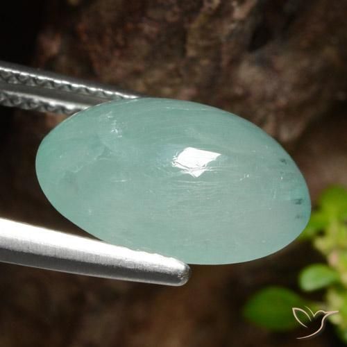 Grandidierita Azul verde Natural 5.25ct, oval, Translúcido