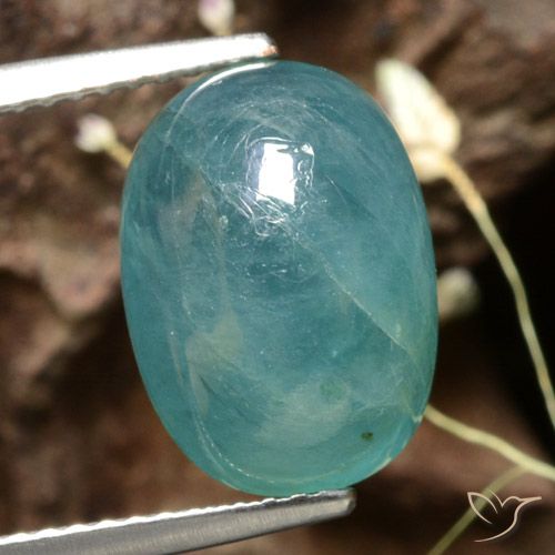 6.02ct Natural Verde azul médio-escuro Grandidierita, oval, Translúcido