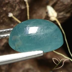 Grandidierita Verde azul médio-escuro Natural 6.02ct, oval, Translúcido