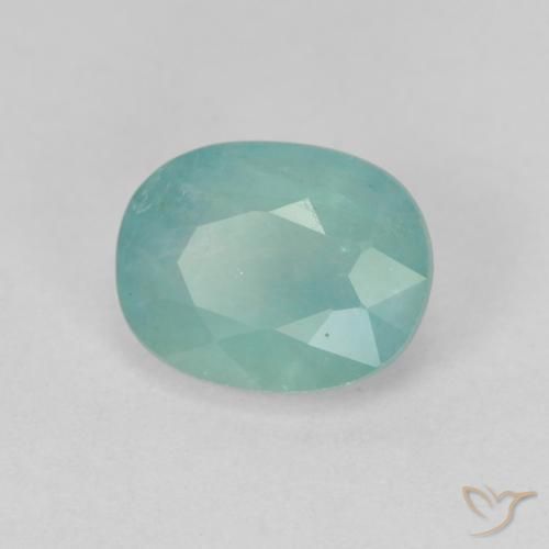 Grandidierita Azul verde Natural 1.77ct, oval, VS-SI