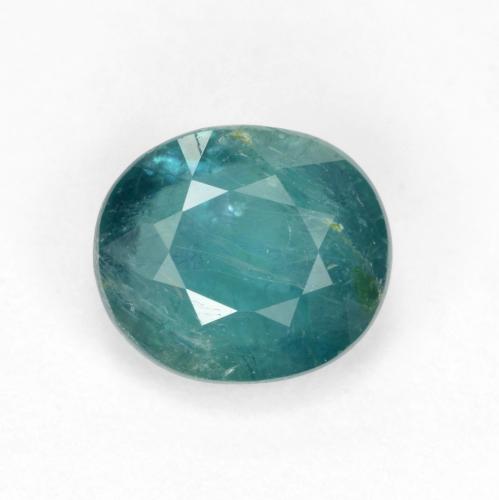 Grandidierita turquesa natural 1,10ct, corte oval, VS-SI