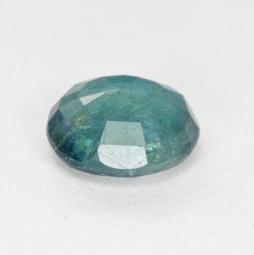 Grandidierita turquesa natural 1,10ct, corte oval, VS-SI