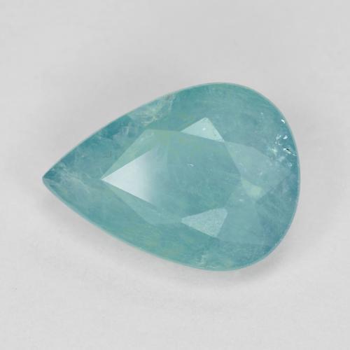 Grandidierita Verde azul médio-escuro Natural 1.60ct, Formato de pêra, VS-SI