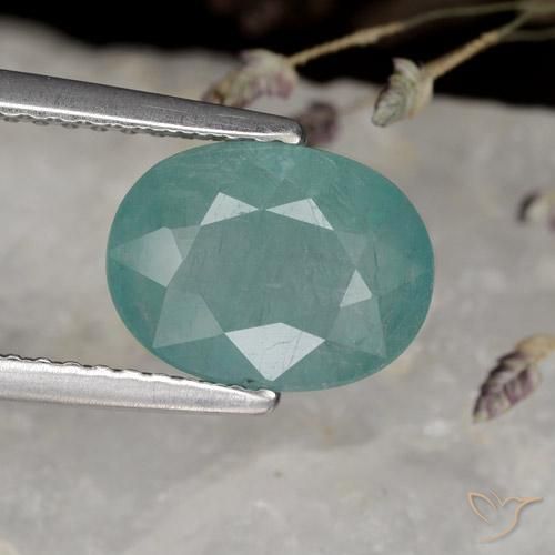 2.76ct Natural Tom azul elétrico Grandidierita, oval, VS-SI