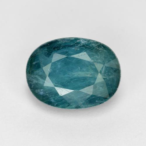 Grandidierita Verde Azul Brilhante Natural 2.16ct, Corte Oval, VS-SI