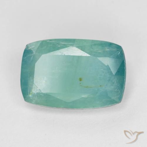 Grandidierita Médio Azul Verde Natural 2.20ct, Almofada cortada, VS-SI