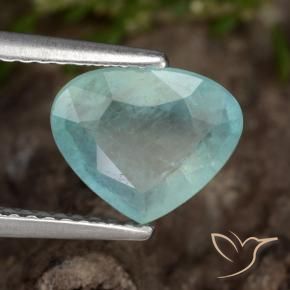 Grandidierita Azul elétrico Natural 1.80ct, Formato de pêra, VS-SI