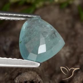 Grandidierita Azul elétrico Natural 1.80ct, Formato de pêra, VS-SI