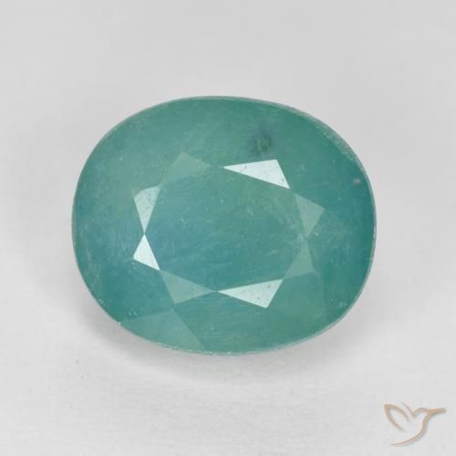 2.75ct Natural Verde Espuma do Mar Grandidierita, oval, VS-SI