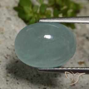 Grandidierita Verde azul pálido Natural 3.78ct, oval, Translúcido