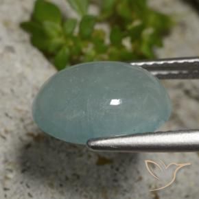 Grandidierita Verde azul pálido Natural 3.78ct, oval, Translúcido