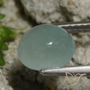 Grandidierita Verde claro Azul Natural 1.97ct, oval, Translúcido