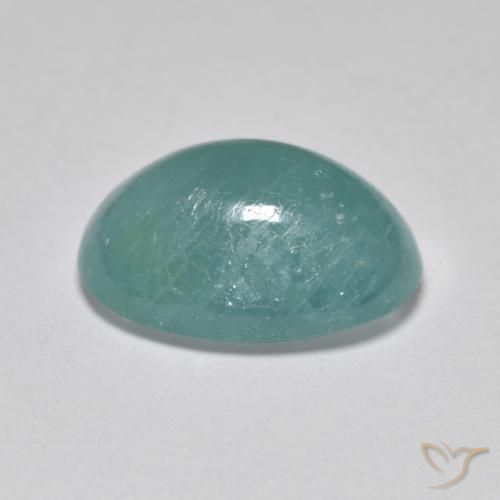 Grandidierita Médio Verde Azul Natural 3.64ct, oval, Translúcido