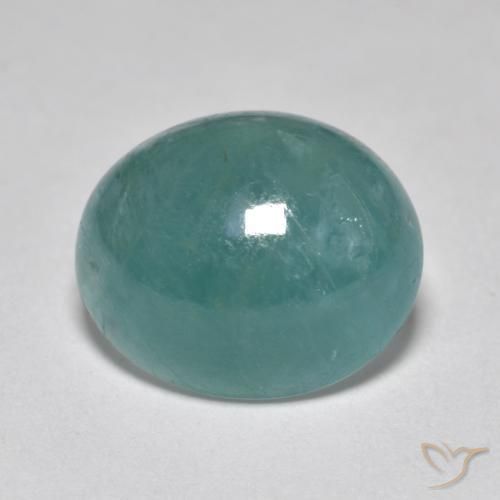 4.89ct Natural Azul-esverdeado Grandidierita, oval, Translúcido