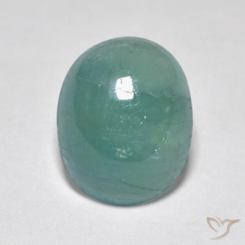 3.24ct Natural Médio Verde Azul Grandidierita, oval, Translúcido