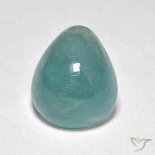 4.27ct Natural Turquesa Grandidierita, Formato de pêra, Translúcido