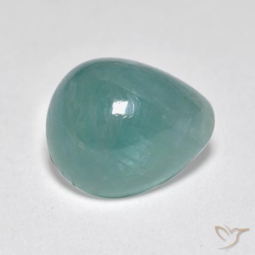 Grandidierita Turquesa Natural 4.27ct, Formato de pêra, Translúcido