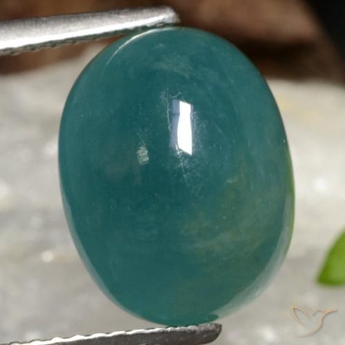 6.16ct Natural Turquesa Grandidierita, oval, Translúcido